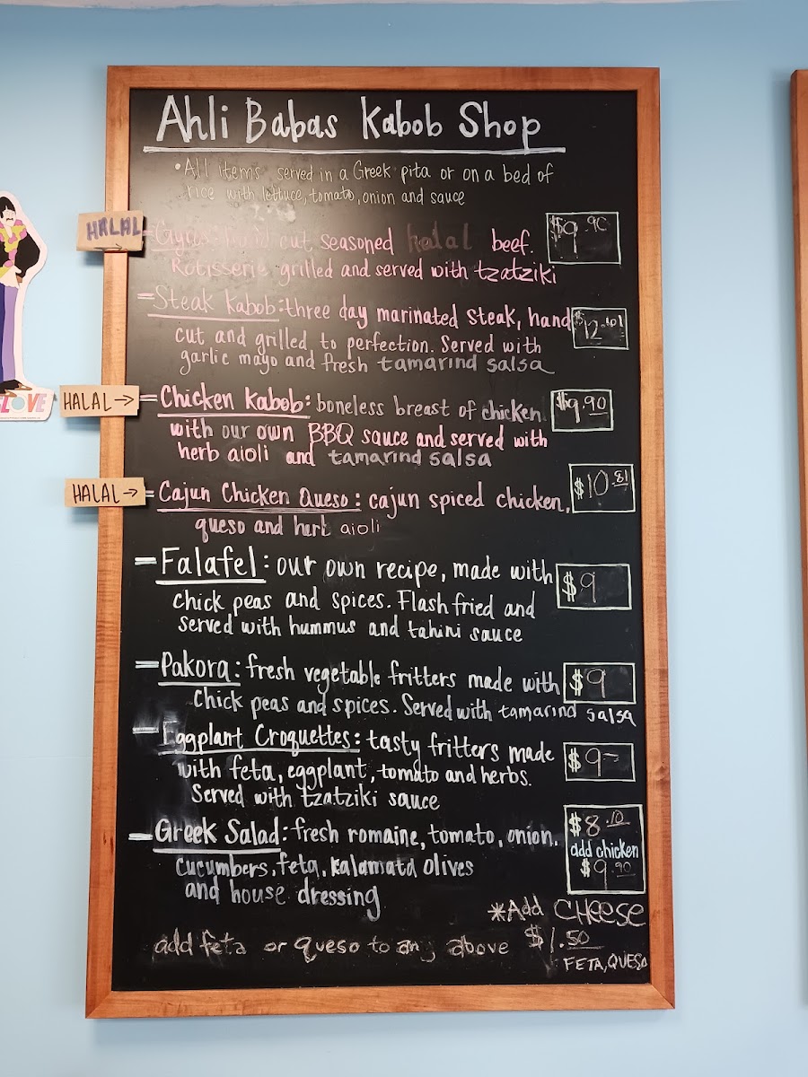 Menu Ahli Baba's Kabob Shop-5